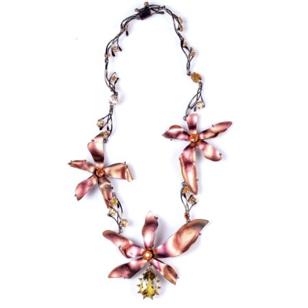 Necklace Purple Orchid Amazon